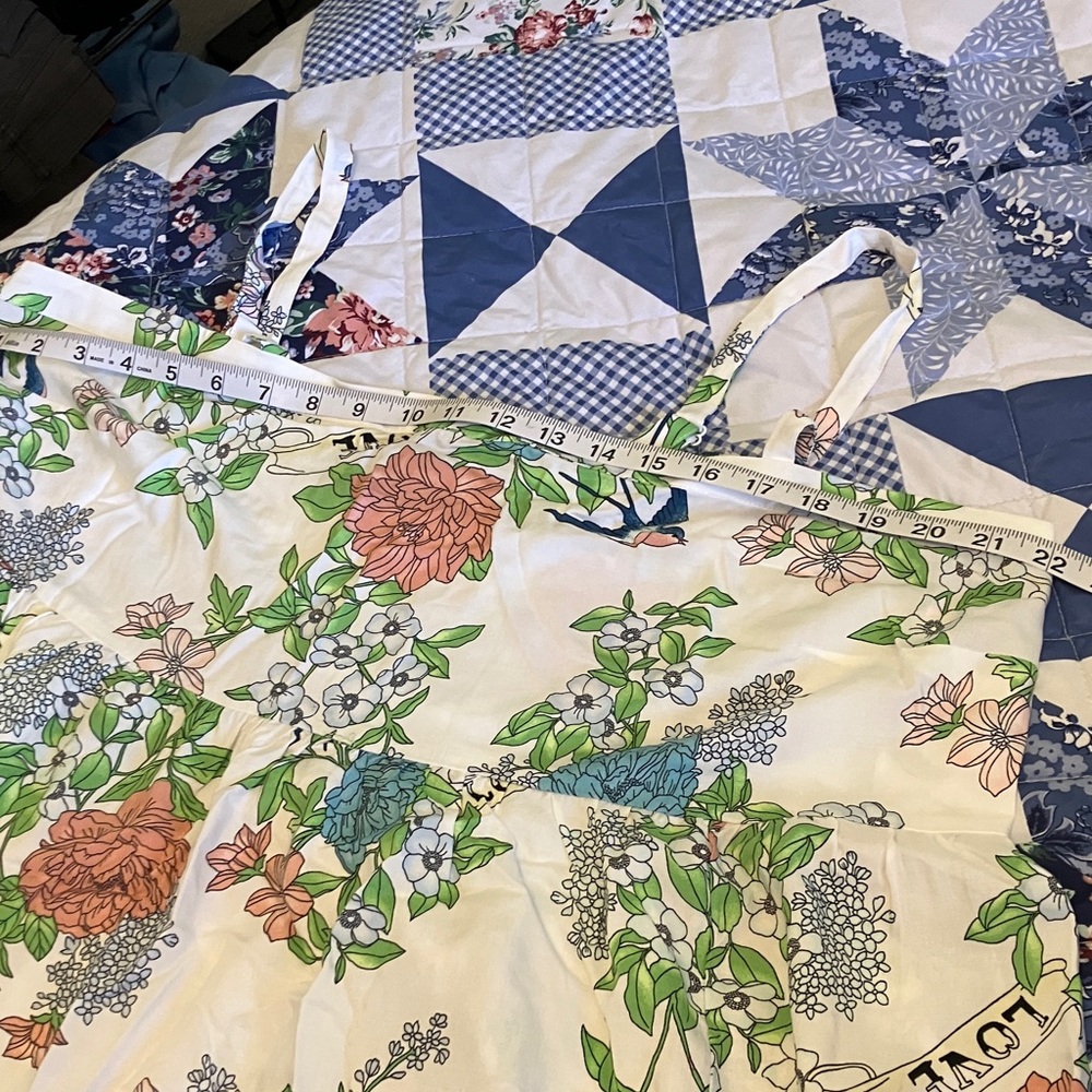Torrid Floral Camisole - White with Pink and Green - Picture 5 of 6